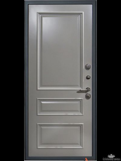 Prefect Префект /ПК 26мм рис. "Чикаго" крашенная RAL9001 с багетом из массива березы