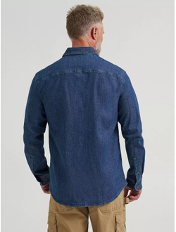 Рубашка Wrangler® RIGGS Workwear® Ground Cloth Denim Work Shirt