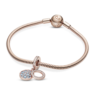 Шарм-подвеска «Сверкающий голубой диск» Артикул: 789186C03