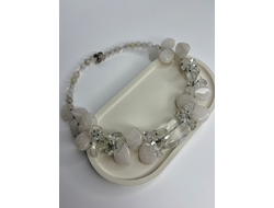 Ожерелье из кварца и горного хрусталя