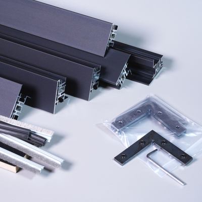 P-kit-APE125-150 анод. черный для проёма до 1000х2400 мм