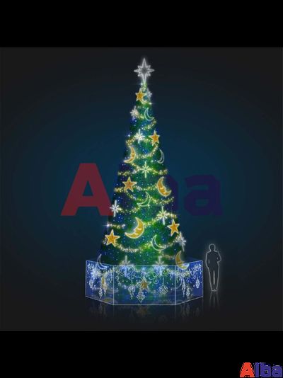 Ель каркасная Дизайнерская-8, 10 м