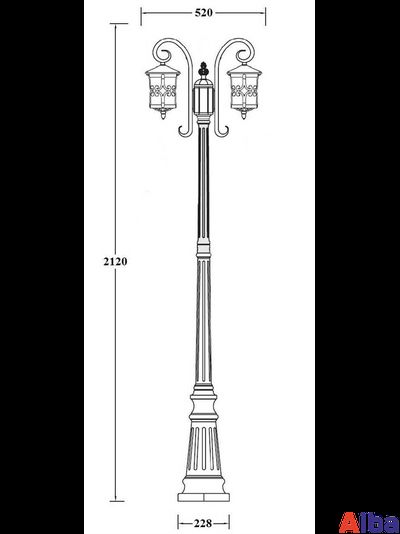 Frankfurt 15859A Парковый светильник