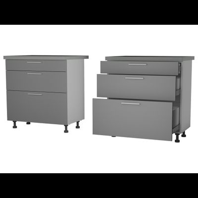 ЛЕ217 Стол кухонный Аляска Н-83 (800). Размер: 800*820*446/600.