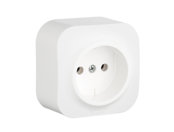 Legrand 782210 Quteo, Розетка 2К, 16А, IP20, белый