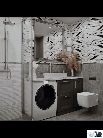 Плитка Belani Верди Декор 1 белый 30х60 см рельеф, для стен, Береза керамика