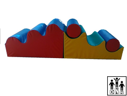 Мягкий модульный Спортивный комплекс "Ручеек"