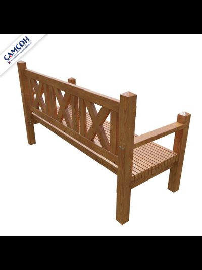 Скамейка трехместная