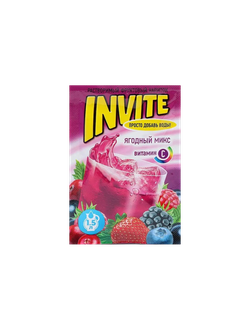 Растворимый напиток Invite Ягодный микс 9гр