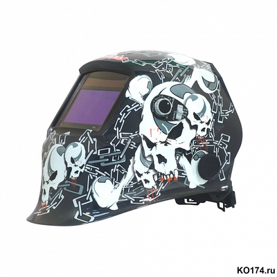 Маска сварщика хамелеон Aurora SUN 7 Chain обзор 99х55