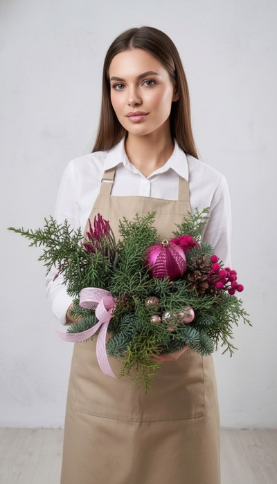 Новогодняя композиция № 1114