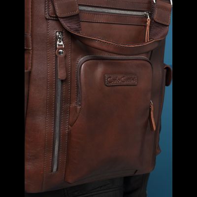 Кожаный рюкзак Corruda Premium brown (арт. 3092-53)