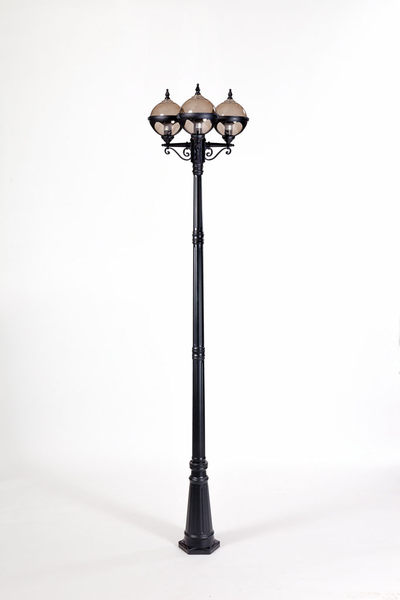 Садово-Парковый светильник шар VENA smoke 3