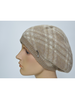 Берет Vizio 1420 бежевый Италия