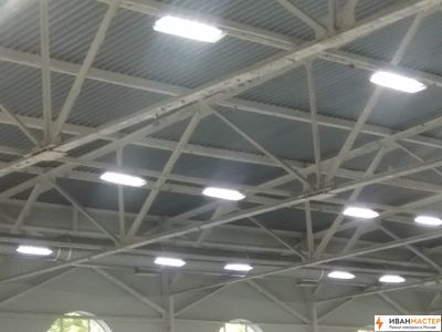Установка люминесцентных светильников цена в Москве ИВАНМАСТЕР