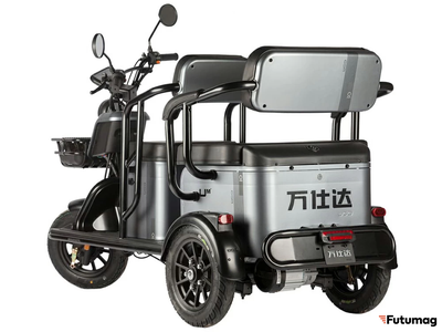 Электротрицикл Wanshida UM+ 60V 1000Вт серый