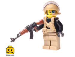 Лего спецназ с пулеметом