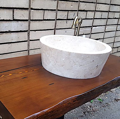 столешница, стол, столешница под раковину, столешница в ванную, мебель для ванной, массив, дуб, вяз