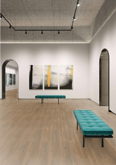 Ламинат Wineo Дуб Дикий Темно-Коричневый LA187MV4 в интерьере