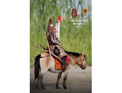 Монгольский конь лошадь фигурка 1/6 Scale Liaodong Mongol Cavalier Horse Animal Model Toy M002 Mr.Z