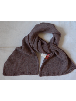 Сиреневый вязаный шарф с бисером Италия vizio 5545