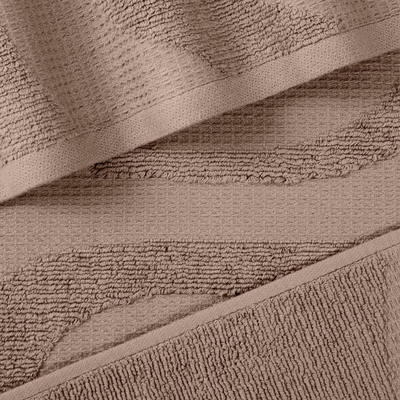 Полотенце Verossa Wave Texture Молочный шоколад 50х90