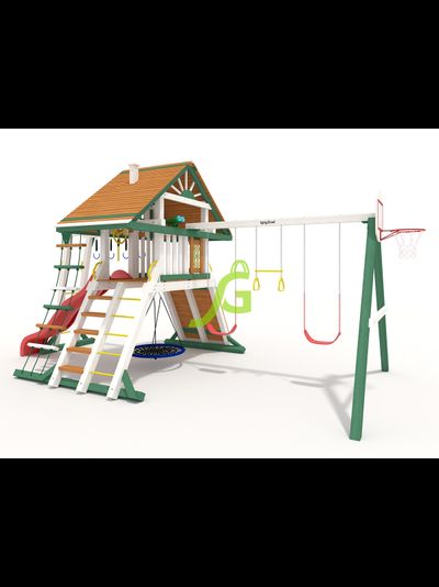 Детская площадка IgraGrad Крепость Фани с рукоходом (Домик) мод.1