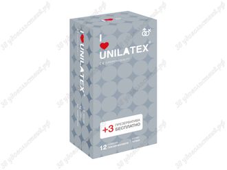 Презервативы Unilatex Точки №12+3