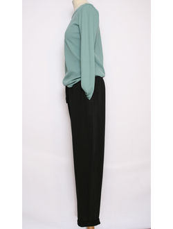 БРЮКИ ТРИКОТАЖНЫЕ "КУЛИСКА" чёрные