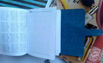 кожаный блокнот, авторский ежедневник, женский блокнот, кожаный ежедневник, софтбук из кожи на заказ