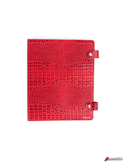 Органайзер для документов на кольцах, А4, красный кайман