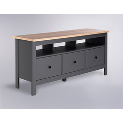 Сага Тумба 3 ящика 1312х622х414 серый/ясень