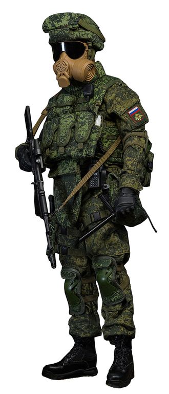 Боец военной полиции ВС РФ в Сирии - Коллекционная ФИГУРКА 1/6 Armed Forces of the Russian Federation - RUSSIAN MILITARY POLICE (78086) - DAMTOYS