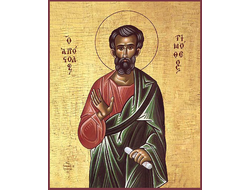 Тимофей Апостол от 70-ти, епископ Ефесский (Эфесский, Евфесский), Святитель. Рукописная икона.