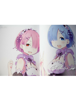 Оригинальный Арт Бук Re:Zero - Starting Life in Another World  Art Works Re:BOX (Рестарт: Жизнь в альтернативном мире с нуля)