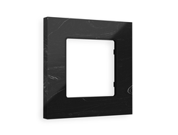 Рамка 1-я Черный мрамор, коллекция GRAND - Ambrella Volt - ALFA