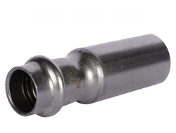 Муфта ROMMER переходная ВПр-НПр 22х15 из нержавеющей стали прессовой