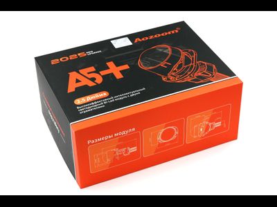 Билед модули Aozoom A5+ 2025 2.5 дюйма, 2 чипа, 5500K, 12V, 59W/52W, съемное гаечное крепление (комплект, 2шт)