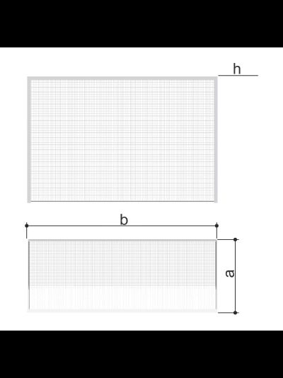 Ворота для мини-футбола(сетка в комплекте) Romana 203.08.00