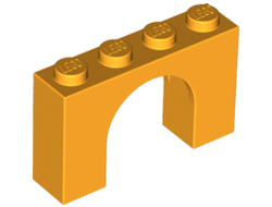 Arch 1 x 4 x 2, Bright Light Orange (6182 / 6347592)