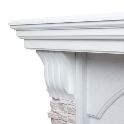 Электрокамин Атланта GR WT с очагом Fobos