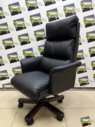 Кресло VIP ТГЛ, кожа (черная)