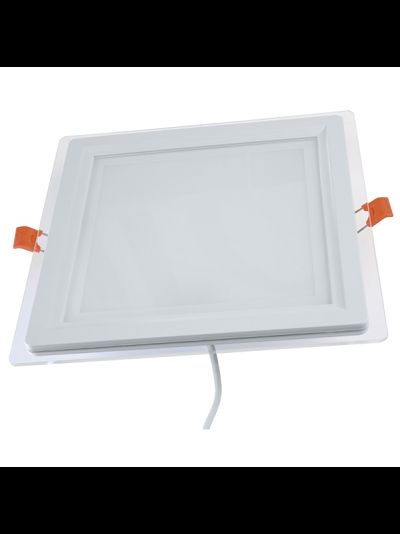 Светильник квадратный светодиодный downlight 12Вт с подсветкой /Ecola™/