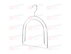 AM577 Вешалка для вязаных шапок, кепок, шарфов цвет: хром