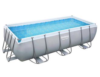 Прямоугольный каркасный бассейн Bestway Power Steel 404х201х100 см (56441)