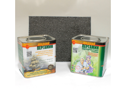 Комплект для ремонта, гидрофобизации и декора нижних венцов сруба, OSB и дерева во влажной среде. Nippon Ace. RAL 7043