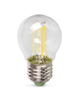 Светодиодная филаментная лампа Ecola Globe LED 5w G45 220v E27 360° 2700K/4000K