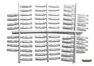 Отливка Модуль. Лепнина - 8шт. Полистирол. СветлоКоричневый