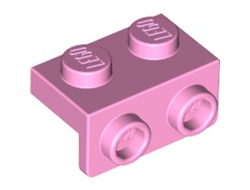 Bracket 1 x 2 - 1 x 2, Bright Pink (99781 / 6353189)