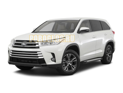 Пороги на Toyota Highlander (2017-2020) Bmw-style V2
